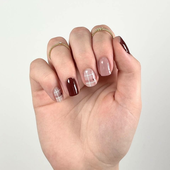 Mauve Plaid - Picture 1 of 3